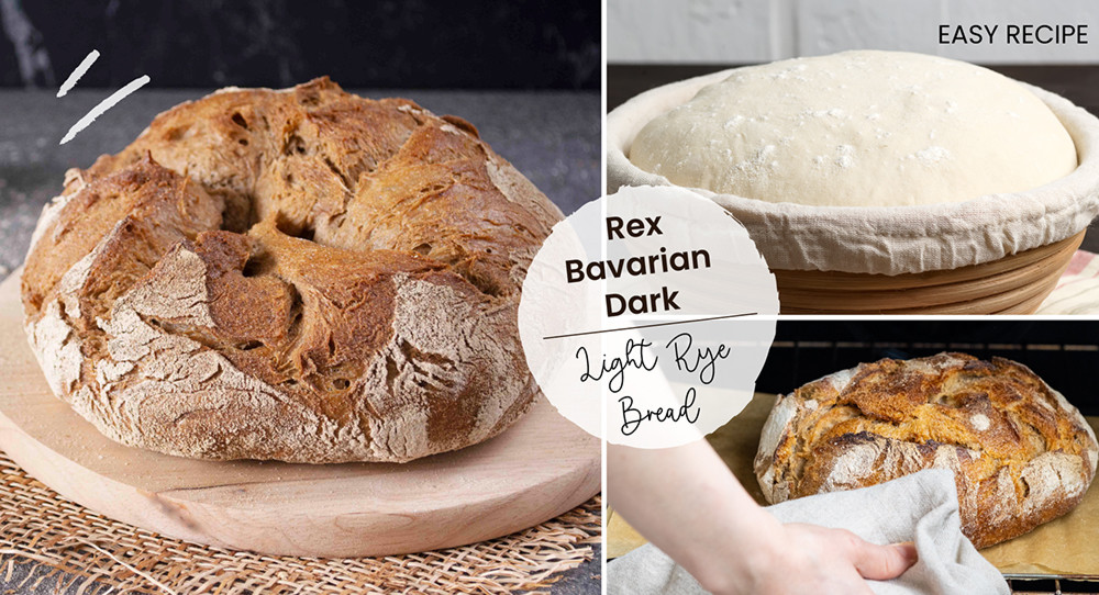 Rex Bavarian Dark - Light Rye Bread