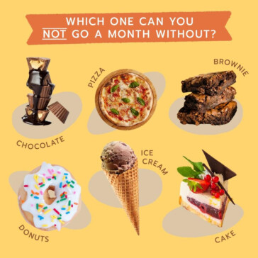 Which one can you not go a month without?