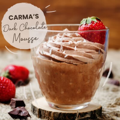 Carma Dark Chocolate Mousse