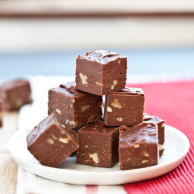  Chocolate fudge with Dreidoppel