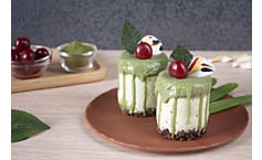 Gluten Free Sponge Cake – Matcha Layered Mousse